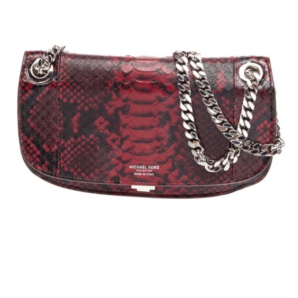 Michael Kors collection runway
CHRISTIE PYTHON EMBOSSED
LEATHER BAG RETAIL 1,090 - Picture 4 of 10